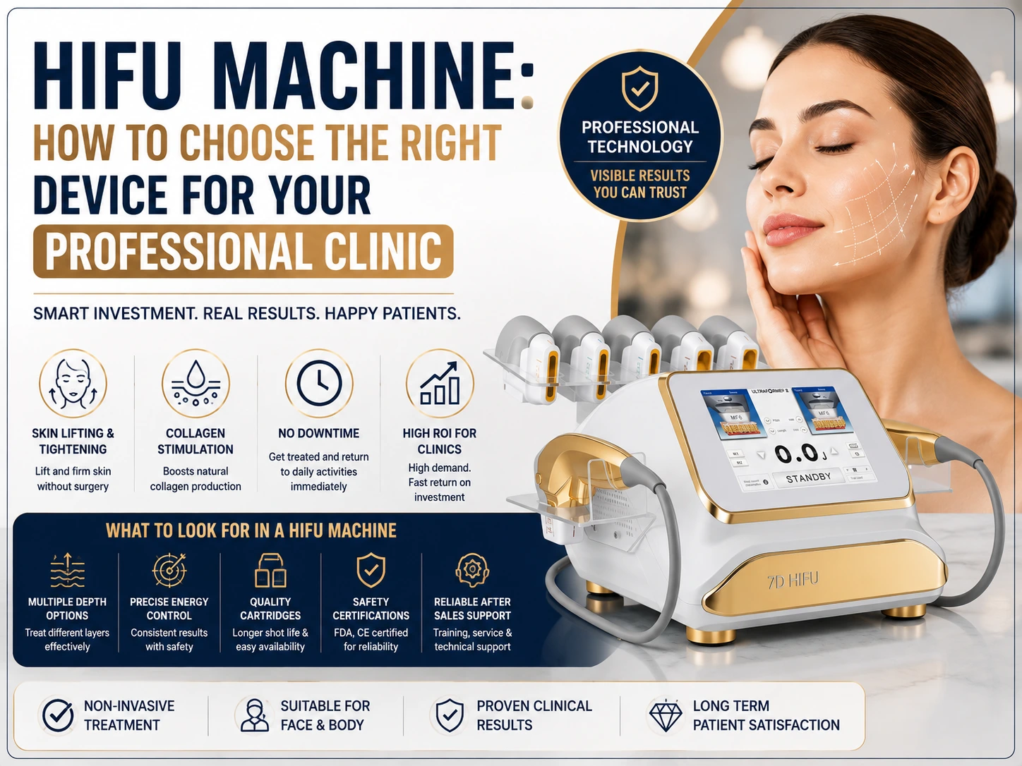 HIFU Machine: How to Choose the Right Device for Your Professional Clinic