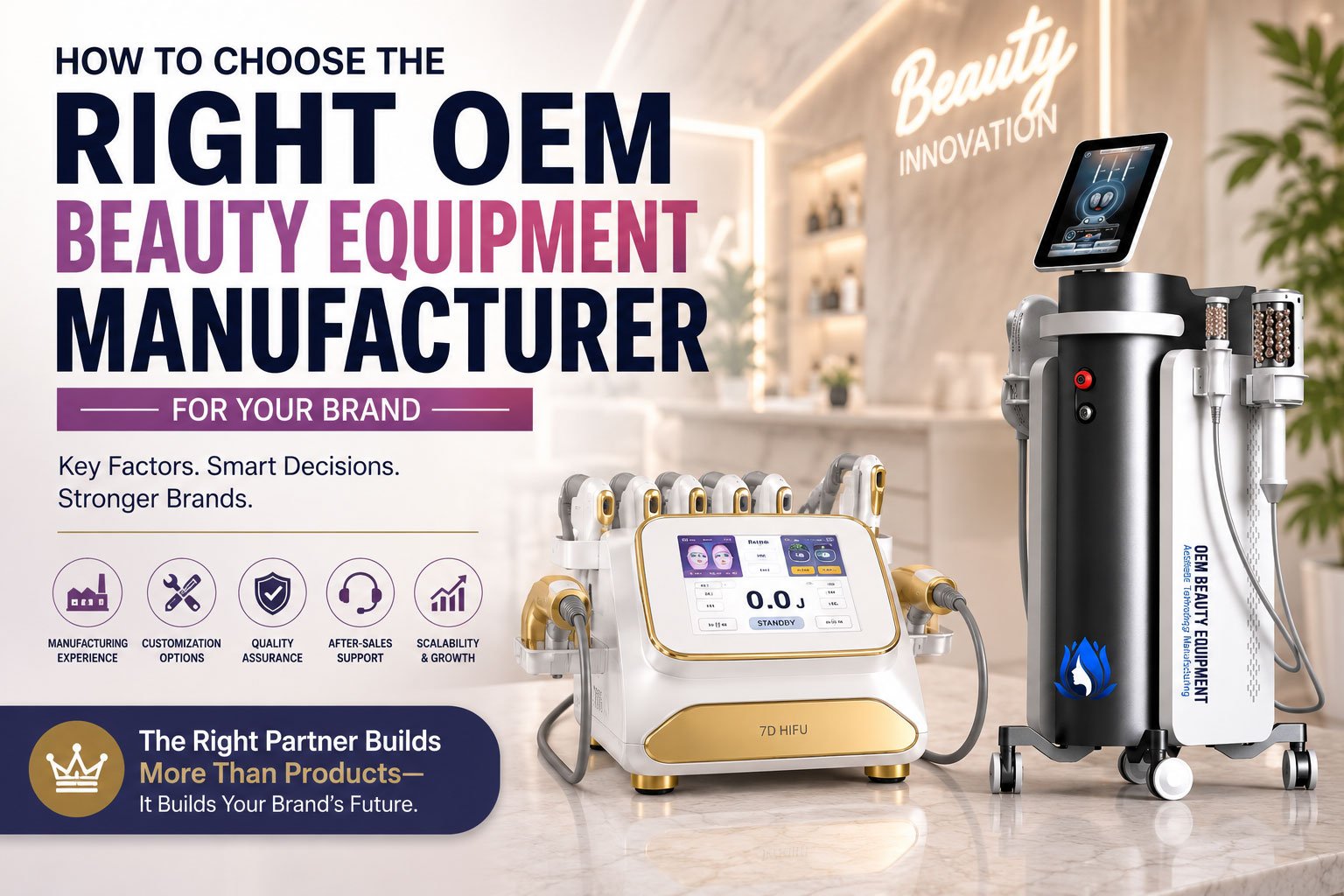How to Choose the Right OEM Beauty Equipment Manufacturer for Your Brand