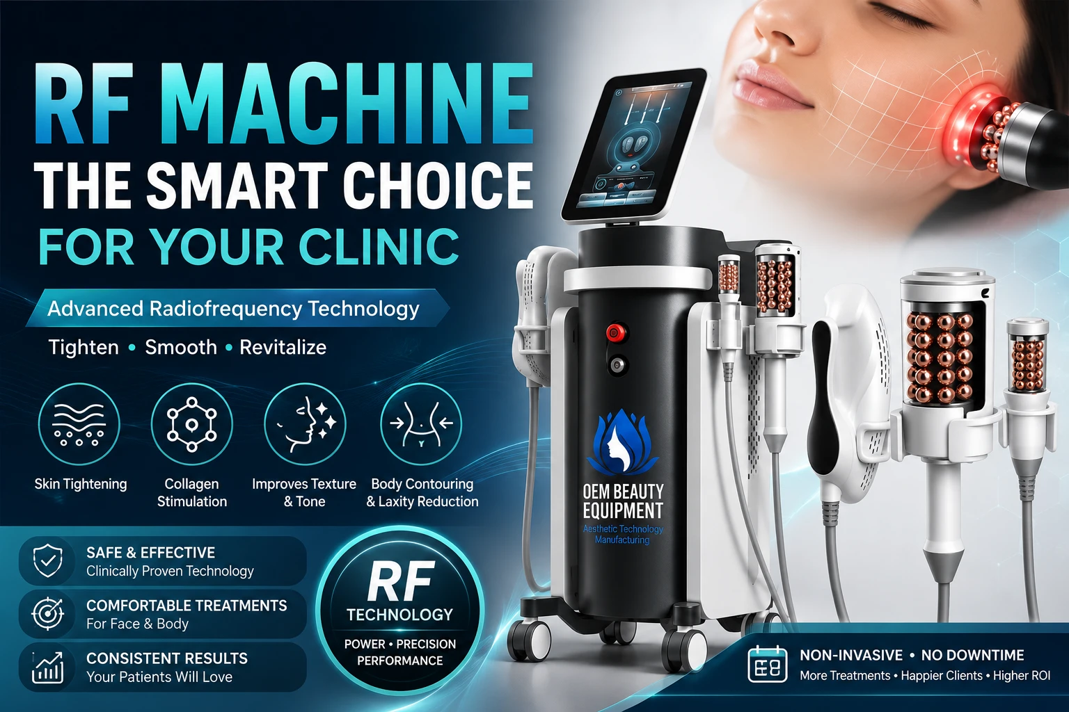 RF Machine Guide: Choosing the Right Radiofrequency Device for Your Clinic