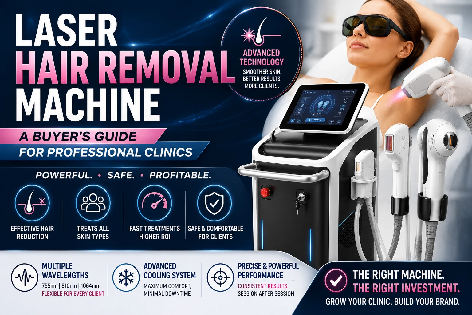 Laser Hair Removal Machine: A Buyer’s Guide for Professional Clinics