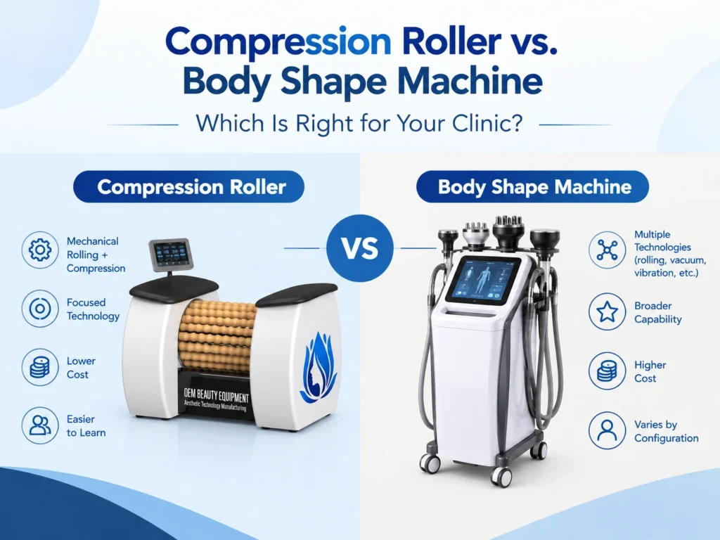 Compression Roller vs. Body Shape Machine